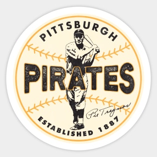 Pittsburgh Pirates Pie Traynor by Buck Tee Originals Sticker